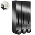 thumbnail image 1 of Jinsinto Multi-box Soap Dispenser For Shower Gel Shampoo Conditioner Wall Mount Black, 1 of 5