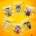 thumbnail image 4 of 100pcs Cartoon Halloween Cookie Packaging Bag Pumpkin Party Ghost Candy Self-adhesive Packaging Bag, 4 of 5