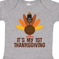 thumbnail image 4 of Inktastic My 1st Thanksgiving Turkey Boys or Girls Baby Bodysuit, 4 of 5