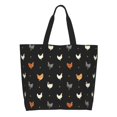 thumbnail image 1 of Balery Funny Chicken Bolsa Tote Estilo Estético con Cremalleras, Bolsa de Hombro, Bolsa de Compras Grande y Plegable, 1 of 8
