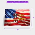 thumbnail image 5 of Firefighter Boston Terrier Hero Rescue Fire Dept Fireman USA Flag 7x5in Folded Greeting Card Gentleman Dog Lover Gifts Single Note Card with Envelope - 02026, 5 of 5