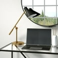 thumbnail image 2 of Henn&Hart 7" Brass Finish Metal Table Lamp, 2 of 8