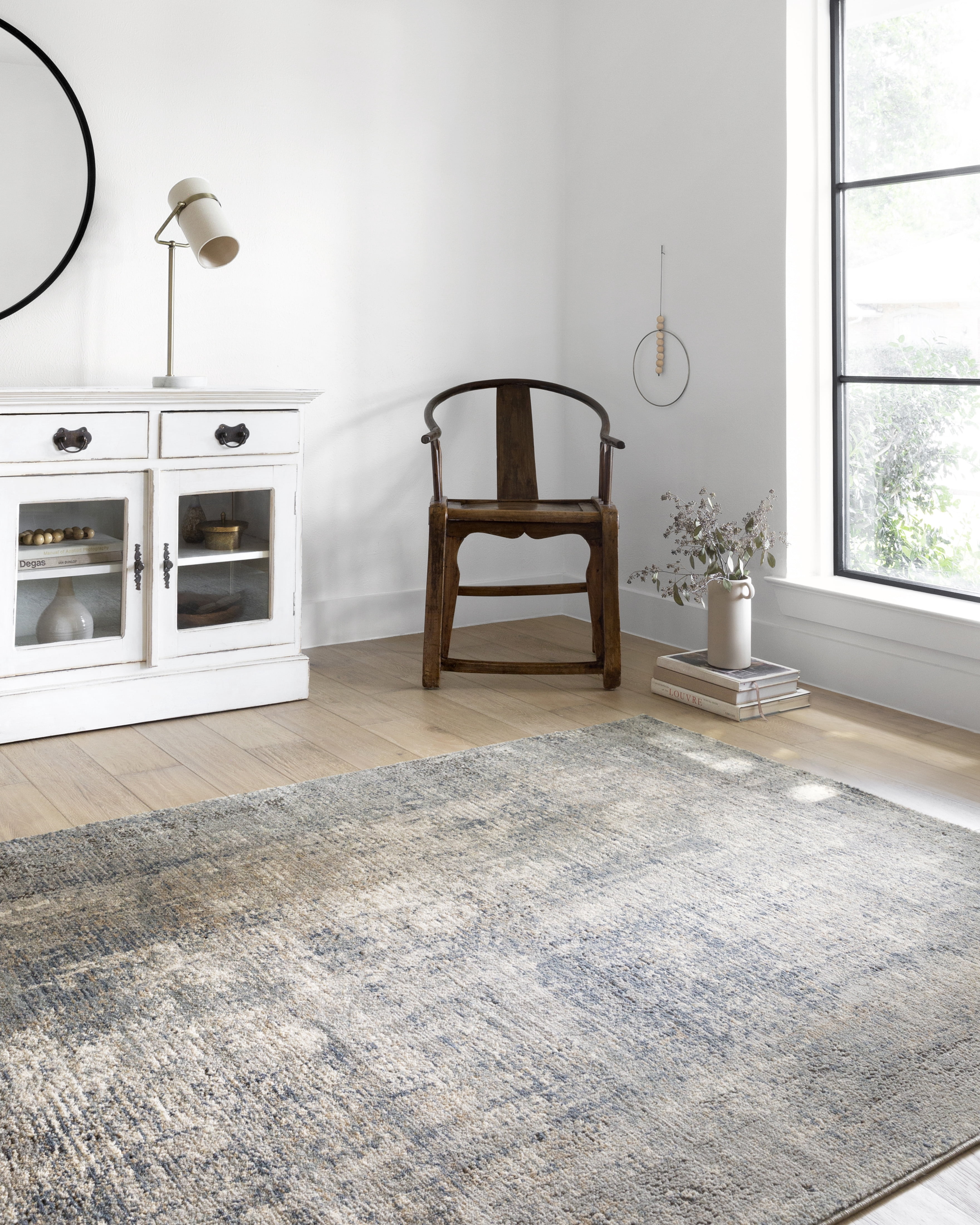 Loloi Teagan Denim / Slate 5'-3" x 7'-6" Area Rug