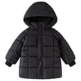 thumbnail image 2 of LYHao Kids Long Winter Coat Warm Hooded Outerwear For Boys And Girls Insulated Quilted Jacket For Cold Weather 3 12 Years Boys Jacket Coats,Sizes 3-4 Years, 2 of 4