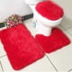 thumbnail image 4 of Monstrate Paquete de 3 fundas de asiento suavidad multicolor gran decoración almohadilla de baño multiusos alfombrilla de baño suministros de baño Juegos de accesorios de baño Rojo Monstrate HA066755-02, 4 of 6