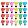 thumbnail image 4 of 24Pcs Plastic Shuttlecock Colorful Badminton Game Ball Head Shuttlecock Light Weight, 4 of 8