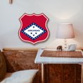 thumbnail image 2 of Placa Metal Vintage Arkansas Forma Especial Pintura Hierro Pared 30x30cm, 2 of 9