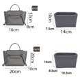 thumbnail image 5 of Forro de fieltro para bolsas con bolsillo para teléfono, bolsa interior para bolso de mano, inserto organizador de cartera para cinturón de la línea Ce Nano Pico, 5 of 5