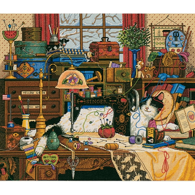 Dimensions Needlecrafts Point de Croix Compté, Maggie The Messmaker