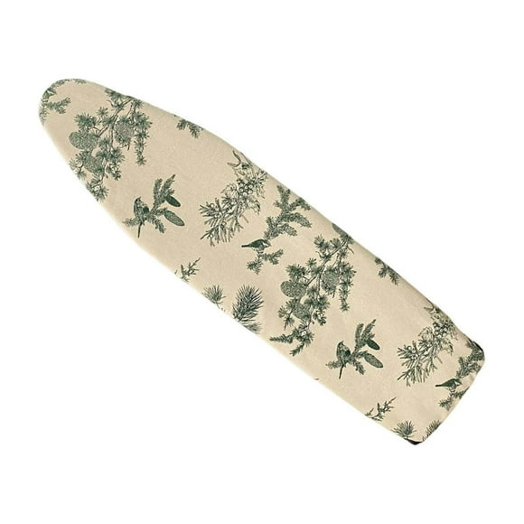 Thinsony Ironing Board Cover Durable Reusable Protects Delicate Fabrics for Travel Green pine cones