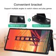 thumbnail image 4 of ELEHOLD Wallet Crossbody Case for Samsung Galaxy S24 Ultra,Back Flip Card Slots Zipper Pocket Kickstand Function Shockproof Purse Case with Crossbody Strap,Black, 4 of 4