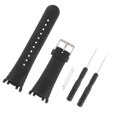 thumbnail image 2 of tredstone Black Rubber Wristwatch Bands for VECTOR Resilient and Trendy Replacement Strap Style A 1Set, 2 of 6