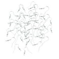 thumbnail image 1 of Abbracc 200pcs Metal Blank Hook Earring Hooks Ear Wire DIY Findings With Spring, 1 of 9