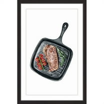 "On the Skillet" Framed Painting Print