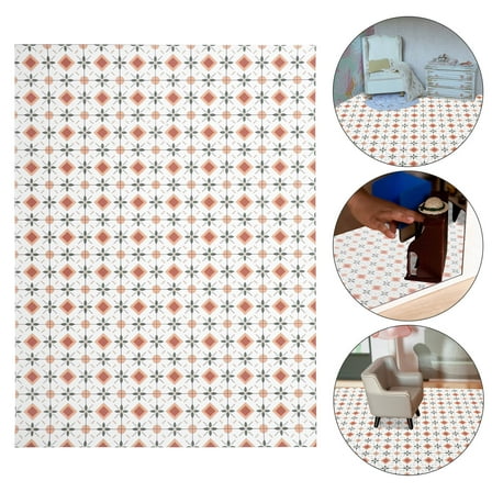 KALLORY Dollhouse Tile Floor Miniature Floorboard Multi Colored 1Set