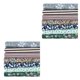 thumbnail image 1 of Advancent 7 Pieces Cotton Fabric Flower Print Cloth Handmade Needlework Accessories Plain SewingQuilting DIY Kits Set Weave Type1 NO1, 1 of 6