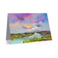 thumbnail image 2 of Contemporary Colourful Landscape Greetings Card Plus Envelope Blank inside, 2 of 3