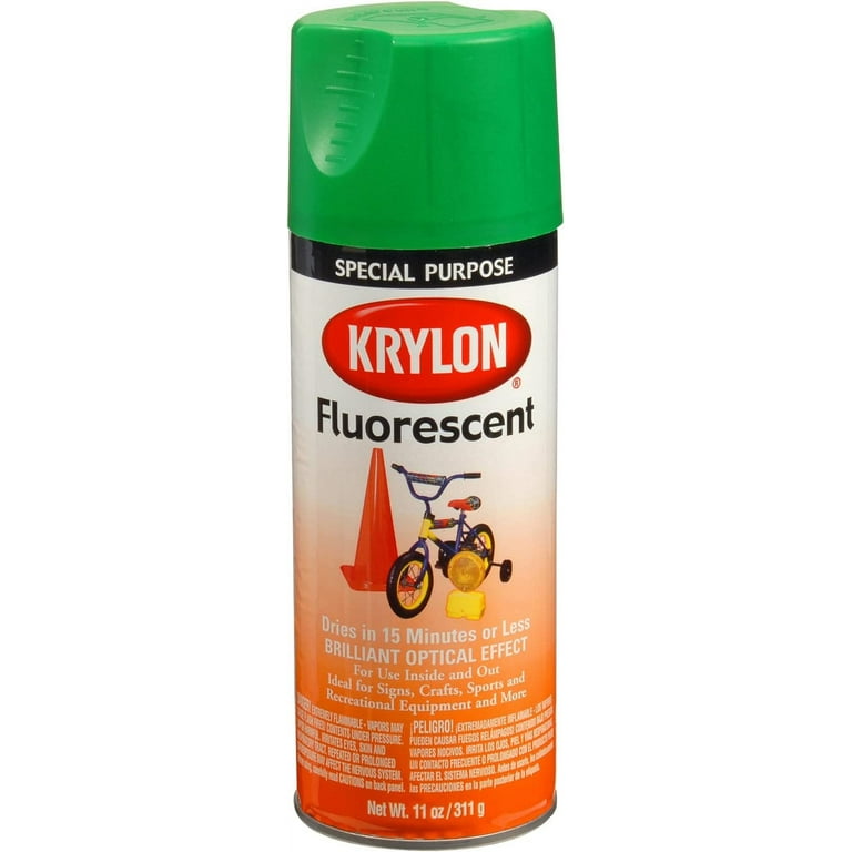 Krylon Gloss Green Fluorescent Spray Paint (NET WT. 11-oz) in the Spray  Paint department at