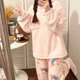 thumbnail image 3 of Sanrio-Pijama de Hello Kitty Kuromi My Melody Pochacco para mujer, conjunto de dibujos animados Y2k Kawaii Ins, ropa de casa de felpa para estudiantes, regalos de Anime, 3 of 3