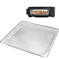 Air Fryer Oven Basket,Replacement Air Fry Basket for Ninja Foodi SP101 Air Fryer Oven,Air Fryer Basket for Ninja Foodi SP100,SP101B1,SP101C (Silver,13Inch)