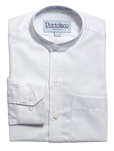 walmart boys white dress shirt