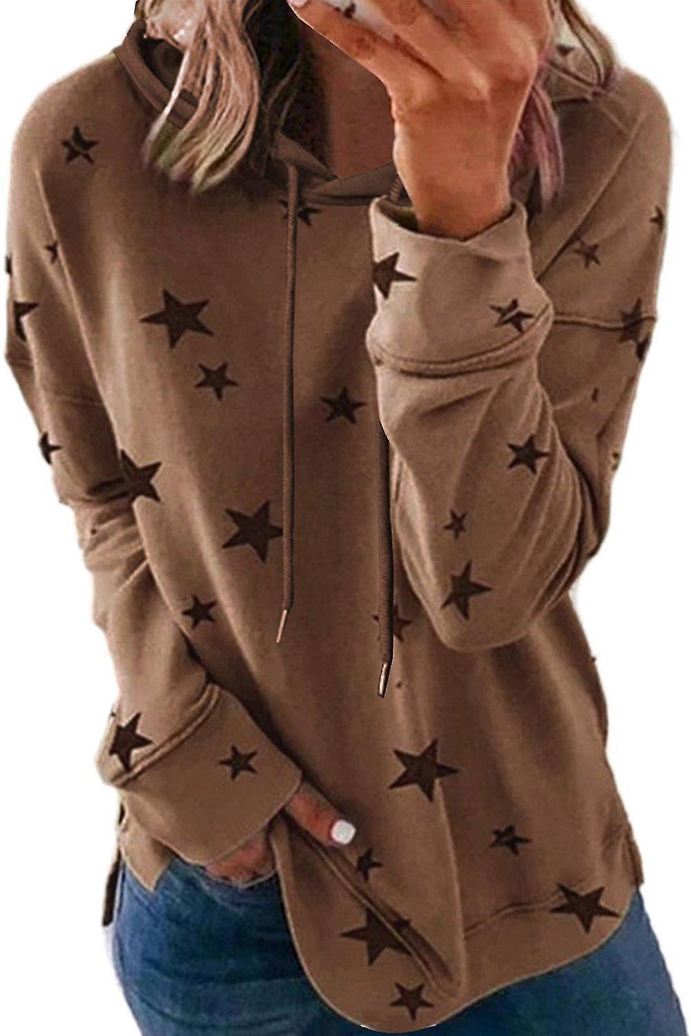 Print Hoodie With Side Slits | Walmart 