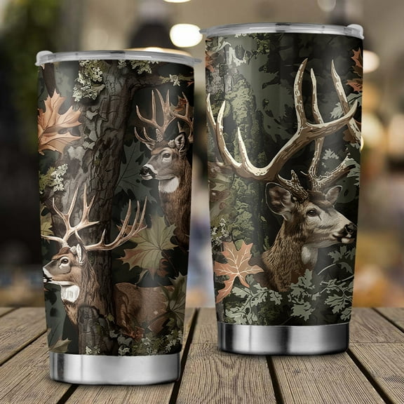 Deer Gift for Men Tumbler, Gift for Birthday Father's Day ID-0521-JPX3