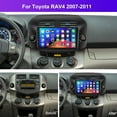 thumbnail image 4 of For Toyota RAV4 07-2011 Car Radio Stereo Android 15 GPS Nav Wifi Carplay 4+64GB, 4 of 11