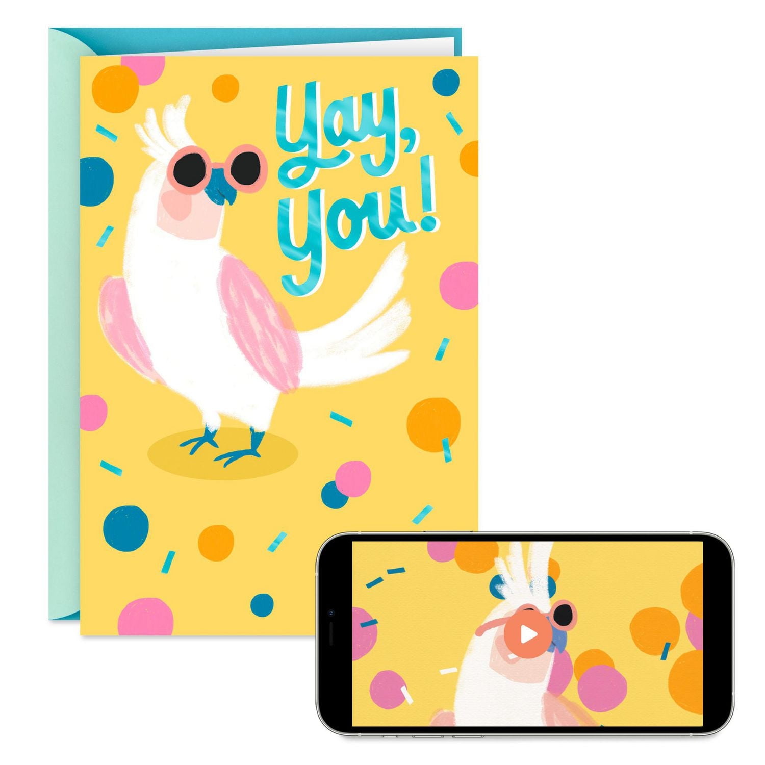 Hallmark Personalized Video Congratulations Card, Yay You (Record Your Own Video Greeting)