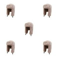 thumbnail image 2 of Guardoinrt Step Up Winter Style Thicken Earflap Caps Soft Texture Earflap Caps Autumn pink 5Set, 2 of 6