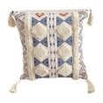 thumbnail image 2 of King Pillow Cases, Boho Tufted Pillow Cover With Tassels Woven Jagged Cushion Case For Sofa Bedroom Living Room Decor, 2 of 6