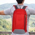 thumbnail image 1 of Mochila para correr, mochila cómoda ultraligera para hombres y mujeres, bolsa de hombro portátil para deportes al aire libre, mochila de viaje negro rojo, 1 of 8