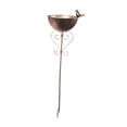 thumbnail image 2 of Bath de aves Alimentador de aves espaciosos fáciles de instalación de metal de metal Tazón para amantes de al aire libre niños jardín de pati, 2 of 8