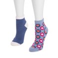thumbnail image 3 of MUK LUKS Women's Cozy Mini Crew Socks, 2 Pair Pack, 3 of 4