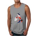 thumbnail image 1 of Tanques para Hombre de Verano Solto Chaleco Impresión Deportivo Cuello Redondo, Casual sin Mangas para Diario, Negocios Y Al Aire Libre, 1 of 3