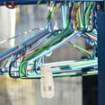 thumbnail image 3 of Shisuyan 20pcs Skirt Hangers Clips Velour Clips Drying Hanger Hanging Clips For Clothing, 3 of 9