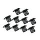 thumbnail image 4 of 10 piezas de bisagras de cierre para gabinete, bisagras de hierro, conector para gabinete, herrajes semi Negro, 4 of 9
