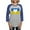 Heather/Blue, variant on CafePress - Ukraine Heart Long Sleeve T Shirt - Womens Baseball Tee