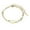 Gold I, variant on Fashionable Stainless Steel Gold Bracelet for Women Girls Double Chain Stacking Alphabet Initials Jewelry for Everyday Wear,17 22 cm,Gold J