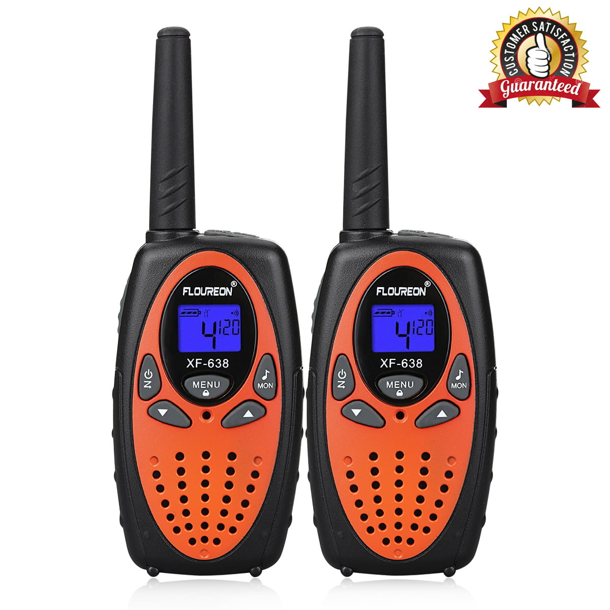 Battery Not Included 2-Way Radio Kids Walkie Talkies with 22 Channels LCD Screen VOX Flashlight 10 Call Tones Ideal Gifts Walky Talky Toy for Children Rose WANFEI 2 x Walkie Talkies for Kids