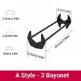 thumbnail image 4 of EXLEAF 2 Pcs Multifunctional Sink Wrench,Sink Wrench Faucet Tool Plumbing Tool,Under Basin Sink Faucet Wrench Tight Spaces for Kitchen and Bathroom Tub Drain Wrench, 4 of 7