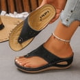 thumbnail image 3 of YUANxueke Sandals for Women Summer Comfortable Non-Slip Flip Flop Dressy Shoes Casual Walking Beach Shoes, 3 of 5