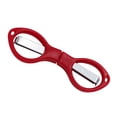 thumbnail image 3 of Stainless Steel Scissors | Ngxiha Anti-Rust Folding Scissors Glasses-Shaped Mini Shear, Safety Portable Scissors, Foldable Pocket Scissor, Suitable for Home, Office, Craft, Sewing - 1 Pc - Red, 3 of 9