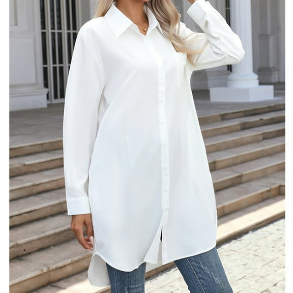 New Women's Shirts Casual Elegant Long Sleeve Blouse