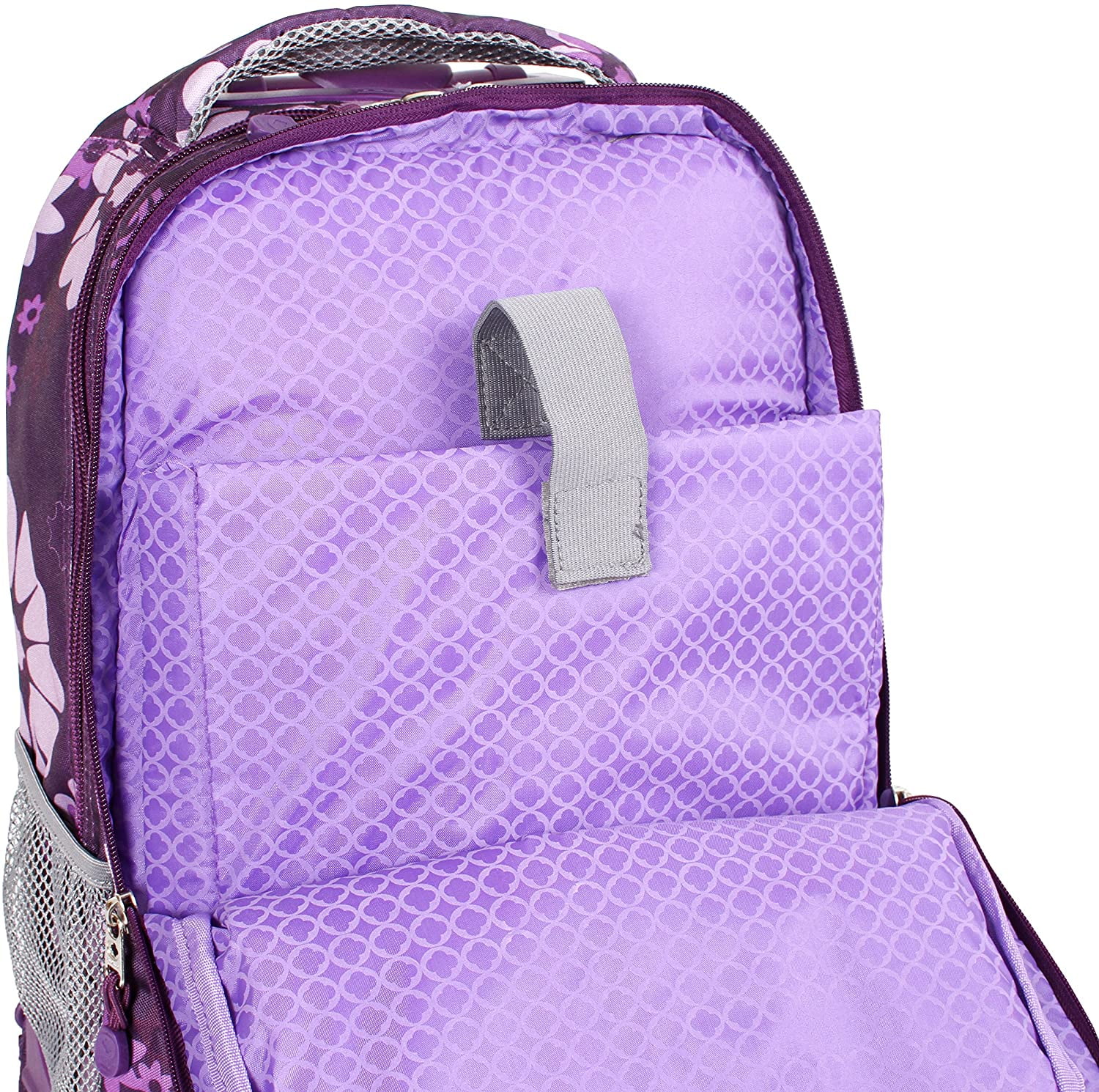 purple flower backpack