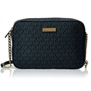 Michael Kors Jet Set Ladies Large Admiral/Pale Blue PVC Crossbody Bag 32S7GJSC7B444