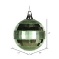 thumbnail image 2 of Vickerman 5.5" Celadon Shiny/Matte Mirror Ball Christmas Ornament, 2 of 2