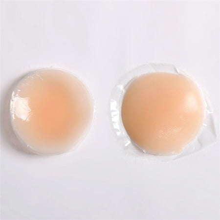 

ZIOKOK 1 Pair Self Adhesive Silicone Breast Bra Petal Heart Nipple Cover Pad Pasties