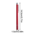 thumbnail image 2 of 2-in-1 Universal Stylus Pen – 6×0.5 Inch Fine Disc Tip Capacitive Touch Screen Tool for Phones, Tablets & Drawing, 2 of 5