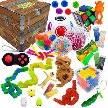 35 Pcs Sensory Fidget Toys Pack, Stress Relief & Anxiety Relief Tools Bundle Toys Set for Kids Adults, Bulk Autistic ADHD Toys